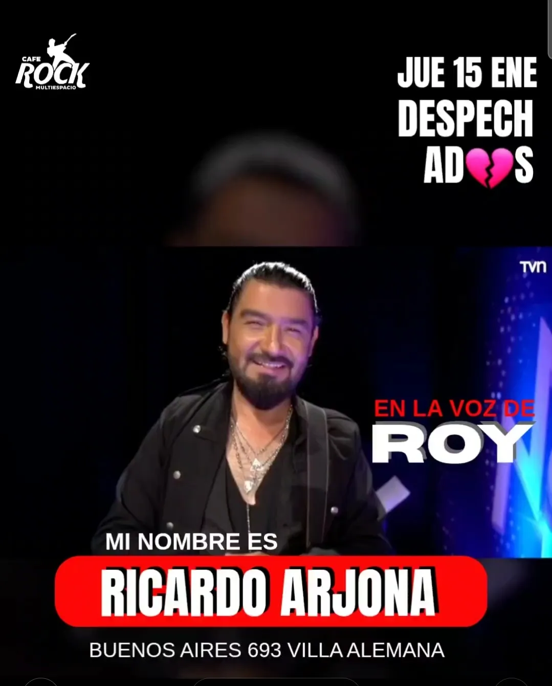 RICARDO ARJONA EN FIESTA DESPECHAD💔S