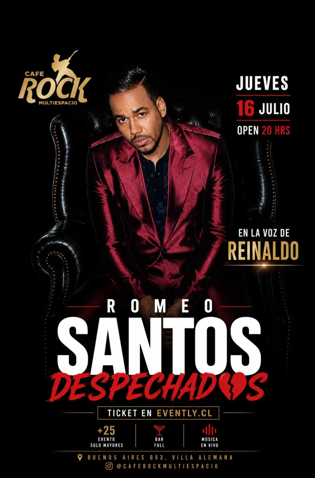 ROMEO SANTOS en Jueves DESPECHAD💔S 